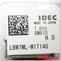 Japan (A)Unused,LBW7ML-M1T14G φ22.5 automatic switch AC/DC24V,Illuminated Push Button Switch,IDEC 