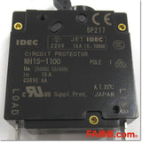 Japan (A)Unused,NH1S-1100-15AA 1P 15A circuit protector,Circuit Protector 1-Pole,IDEC 