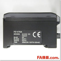 Japan (A)Unused,FD-V70A アンプ分離型デジタル流量センサ アンプ DINレール取付タイプ,Flow Sensor,KEYENCE
