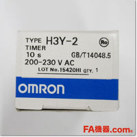 Japan (A)Unused,H3Y-2 AC200-230V 10s timer,Timer,OMRON 