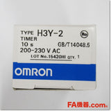 Japan (A)Unused,H3Y-2 AC200-230V 10s ソリッドステート・タイマ,Timer,OMRON