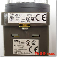 Japan (A)Unused,APN126DNG φ30 パイロットライト 丸形 LED照光 AC200/220V,Indicator <Lamp>,IDEC