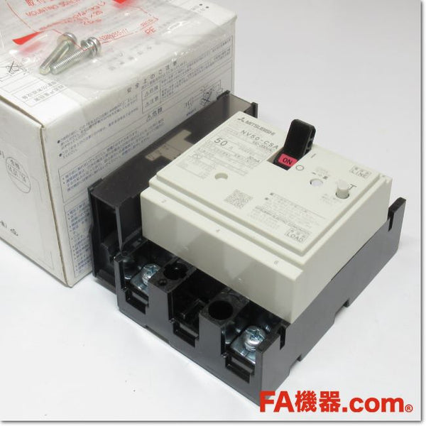 Japan (A)Unused,NV50-CSA 2P 50A 30mA  AX-1LS SLT 漏電遮断器 補助スイッチ付き