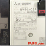 Japan (A)Unused,NV50-CSA 2P 50A 30mA  AX-1LS SLT 漏電遮断器 補助スイッチ付き,Earth Leakage Circuit Breaker 2-Pole,MITSUBISHI