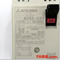 Japan (A)Unused,NV50-CSA 2P 50A 30mA  漏電遮断器,Earth Leakage Circuit Breaker 2-Pole,MITSUBISHI