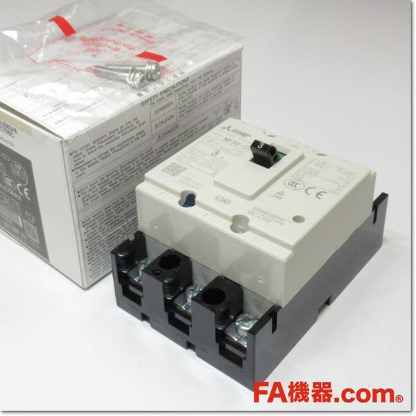 Japan (A)Unused,NF30-CS 3P 3A ノーヒューズ遮断器