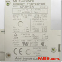 Japan (A)Unused,CP30-BA 1P 1-M 2A circuit protector 1-Pole,MITSUBISHI 
