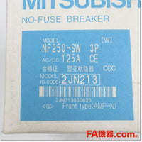 Japan (A)Unused,NF250-SW 3P 125A Japanese cars,MCCB 3 Poles,MITSUBISHI 