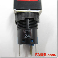 Japan (A)Unused,AL6Q-M14R φ16 照光押ボタンスイッチ 正角形 1c AC/DC24V,Illuminated Push Button Switch,IDEC