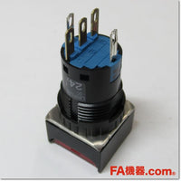 Japan (A)Unused,AL6Q-M14R φ16 照光押ボタンスイッチ 正角形 1c AC/DC24V,Illuminated Push Button Switch,IDEC