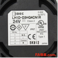 Japan (A)Unused,LH1D-D3HQ4CN1R Japanese indicator,Indicator<lamp> ,IDEC </lamp>