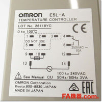 Japan (A)Unused,E5L-A 0-100 電子サーモ 0-100℃ 100-240VAC,OMRON Other,OMRON