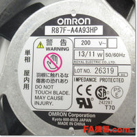 Japan (A)Unused,R87F-A4A93HP AC200V AC軸流ファン □92Xt25mm,Fan / Louvers,OMRON