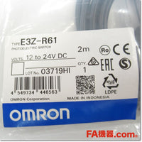 Japan (A)Unused,E3Z-R61 2m Japanese electronic equipment [MSR機能付] 入光ON/遮光ON切替式,Built-in Amplifier Photoelectric Sensor,OMRON 