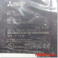 Japan (A)Unused,R04CPU シーケンサ CPUユニット,CPU Module,MITSUBISHI 