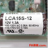 Japan (A)Unused,LCA15S-12 Japanese equipment IN:AC100-120V/DC110-170V OUT:12V 1.3A,DC12V Output,COSEL 