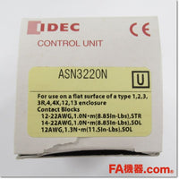 Japan (A)Unused,ASN3220N φ30 セレクタスイッチ 矢形ハンドル 2a 3ノッチ 左リターン,Selector Switch,IDEC 