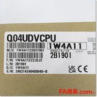 Japan (A)Unused,Q04UDVCPU ユニバーサルモデル高速タイプQCPU,CPU Module,MITSUBISHI