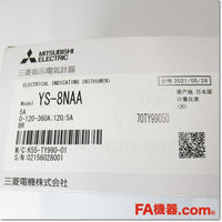 Japan (A)Unused,YS-8NAA 5A 0-120-360A 120/5A 3倍延長,Ammeter,MITSUBISHI 