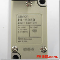 Japan (A)Unused,HL-5030 小形リミットスイッチ 可変ローラ・レバー形 1a1b,Limit Switch,OMRON