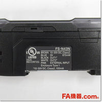 Japan (A)Unused,FS-N43N 2m Japanese equipment,Fiber Optic Sensor Amplifier,KEYENCE 