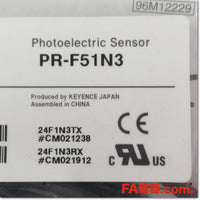 Japan (A)Unused,PR-F51N3 超小型アンプ内蔵型光電センサ フラット 透過型 ケーブルタイプ,Built-in Amplifier Photoelectric Sensor,KEYENCE