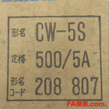 Japan (A)Unused,CW-5S 500/5A 計器用低圧変流器,Potential Transformer,MITSUBISHI