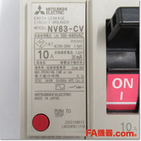 Japan (A)Unused,NV63-CV 3P 10A 30mA 漏電遮断器,Earth Leakage Breaker 3-Pole,MITSUBISHI