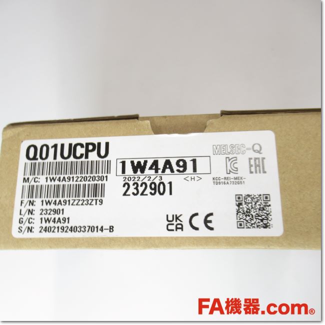 Japan (A)Unused,Q01UCPU ユニバーサルモデルQCPU,อะไหล่เครื่องจักร,Machine Parts ...