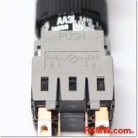 Japan (A)Unused,AH165-TL5G22AA3 照光押しボタンスイッチ 2a2b DC5V,Illuminated Push Button Switch,Fuji 