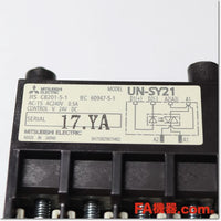 Japan (A)Unused,UN-SY21CX 操作コイル用DC/ACインタフェースユニット トップオン追加取付,Electromagnetic Contactor / Switch Other,MITSUBISHI