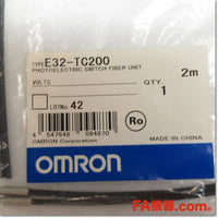 Japan (A)Unused,E32-TC200 2m ファイバユニット 透過形  M4ねじ,Fiber Optic Sensor Module,OMRON