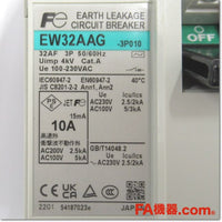 Japan (A)Unused,EW32AAG-3P010 3P 10A 15mA 漏電遮断器,Earth Leakage Breaker 3-Pole,Fuji