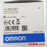 Japan (A)Unused,E3X-HD11 2m Japanese equipment,Fiber Optic Sensor Amplifier,OMRON 