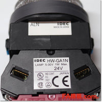 Japan (A)Unused,ALFN22211DNG φ30 LED照光押ボタンスイッチ 突形フルガード付 1a1b AC/DC24V,Illuminated Push Button Switch,IDEC