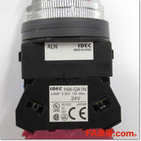 Japan (A)Unused,ALFN22213DNR φ30 automatic switch AC/DC24V,Illuminated Push Button Switch,IDEC 