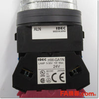 Japan (A)Unused,ALFN22231DNG φ30 automatic switch AC/DC24V,Illuminated Push Button Switch,IDEC 