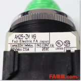 Japan (A)Unused,AH25-ZMGM9 φ25 表示灯 AC200-220V,Indicator<lamp> ,Fuji </lamp>