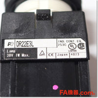 Japan (A)Unused,DR22E3L-H4W φ22 表示灯 白熱球 AC100-110V,Indicator <Lamp>,Fuji