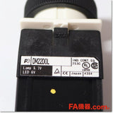 Japan (A)Unused,DM22D0L-H4W φ22 表示灯 白熱球 AC100-110V,Indicator<lamp> ,Fuji </lamp>