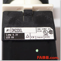 Japan (A)Unused,DM22D0L-M4W φ22 表示灯 白熱球 AC200-220V,Indicator<lamp> ,Fuji </lamp>