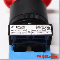 Japan (A)Unused,AR22V2R-10R φ22 pressure switch,Emergency Stop Switch,Fuji 