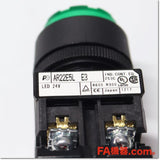 Japan (A)Unused,AR22E5L-10E3G φ22 automatic switch 1a AC/DC24V,Illuminated Push Button Switch,Fuji 