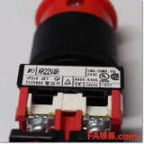 Japan (A)Unused,AR22V4R-11R φ22 非常停止用押しボタンスイッチ 中形 1a1b,Emergency Stop Switch,Fuji