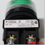 Japan (A)Unused,AR22G4L-01E3G φ22 照光押しボタンスイッチ 透明フルガード形 1b AC/DC24V,Illuminated Push Button Switch,Fuji 