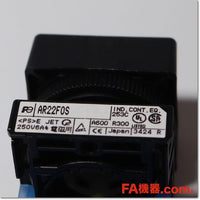 Japan (A)Unused,AR22F0S-10B φ22 角形押しボタンスイッチ 1a,Push-Button Switch,Fuji 