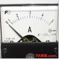 Japan (A)Unused,FSN-60 5A 0-5A hygrometer,Ammeter,Fuji 