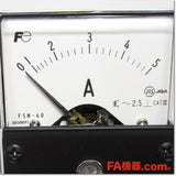 Japan (A)Unused,FSN-60 5A 0-5A  交流電流計 ダイレクト計器,Ammeter,Fuji