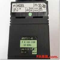 Japan (A)Unused,AM22E0L-10H3W φ22 照光押しボタンスイッチ 突形 1a AC100-110V,Illuminated Push Button Switch,Fuji