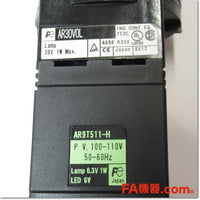 Japan (A)Unused,AR30V0L-01H3R φ30 非常停止用照光押しボタンスイッチ 大形 1b AC100-110V,Emergency Stop Switch,Fuji